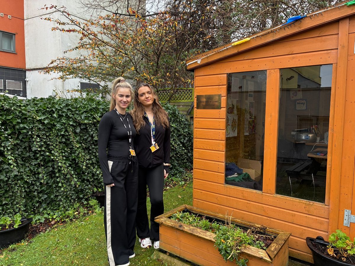 From left, Katie Sherry, 34, and Annie Johnson, 27, both work at YMCA Wirral