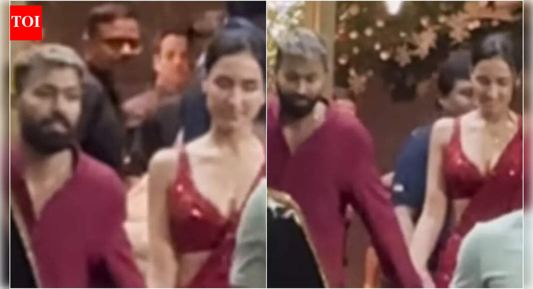 Hardik Pandya and Mahieka Sharma spotted twinning, making FIRST appearance after an abusive fan incident | Hindi Movie News