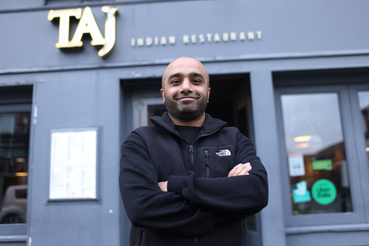 Baz Miah, owner of Taj Restaurant on Lark Lane