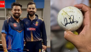 'Grateful forever': Spinner who got Virat Kohli’s wicket shares emotional post, receives signed ball | Cricket News