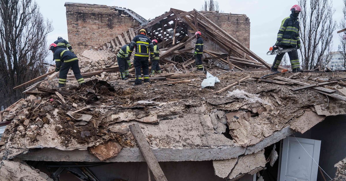 Russia strikes Ukraine’s capital and kills at least 1 person a day before Zelenskyy-Trump meeting