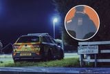 thumbnail: Emergency services at the scene in Bangor on December 24. Inset: Newly released image of Jonathan Baker.