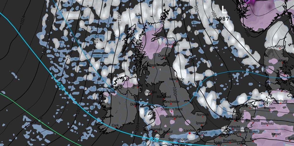 Nordic winter storm threatens to swipe Britain’s New Year celebrations with torrent of snow