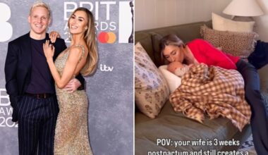 Jamie Laing criticised for 'superwoman' post applauding wife's Christmas efforts just weeks after giving birth: 'Not normal!'