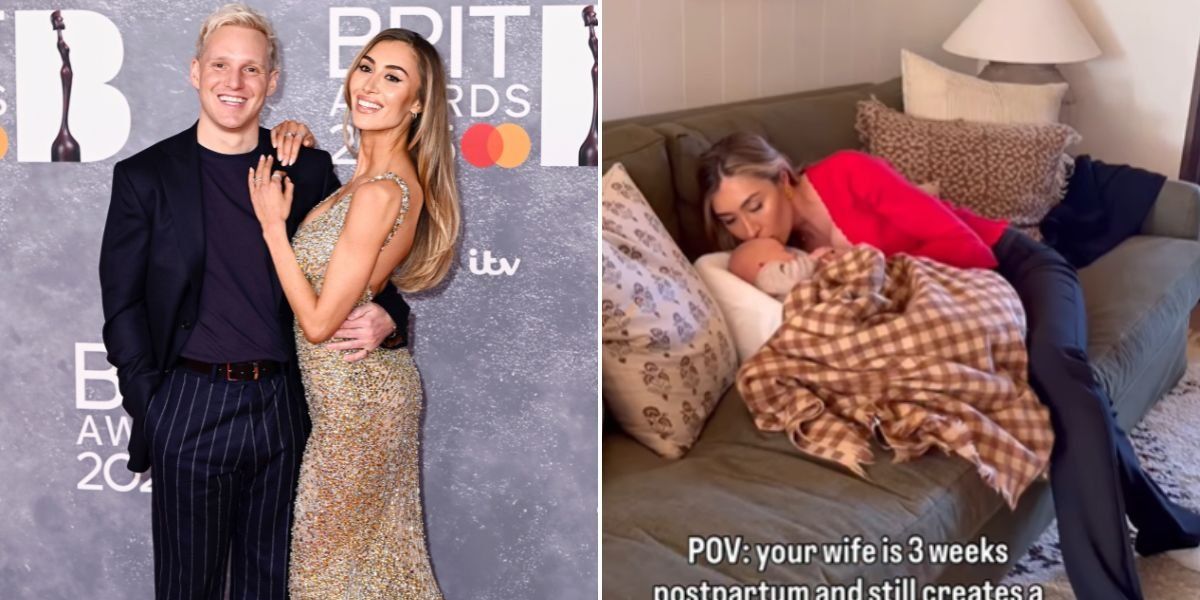 Jamie Laing criticised for 'superwoman' post applauding wife's Christmas efforts just weeks after giving birth: 'Not normal!'