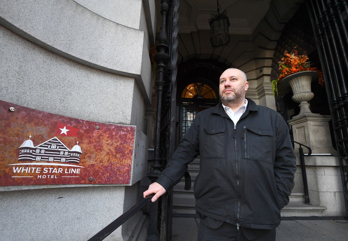 Jonathon Wild, the in-house historian at the White Star Line Hotel