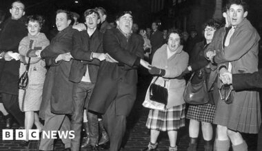 Why did Edinburgh become the home of Hogmanay?