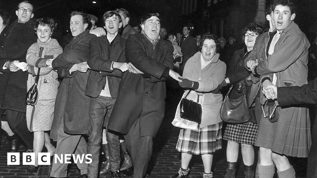 Why did Edinburgh become the home of Hogmanay?