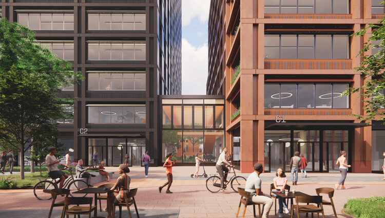 Allies and Morrison’s Plot C at Manchester’s Sister District Receives Planning Approval - Image 3 of 8