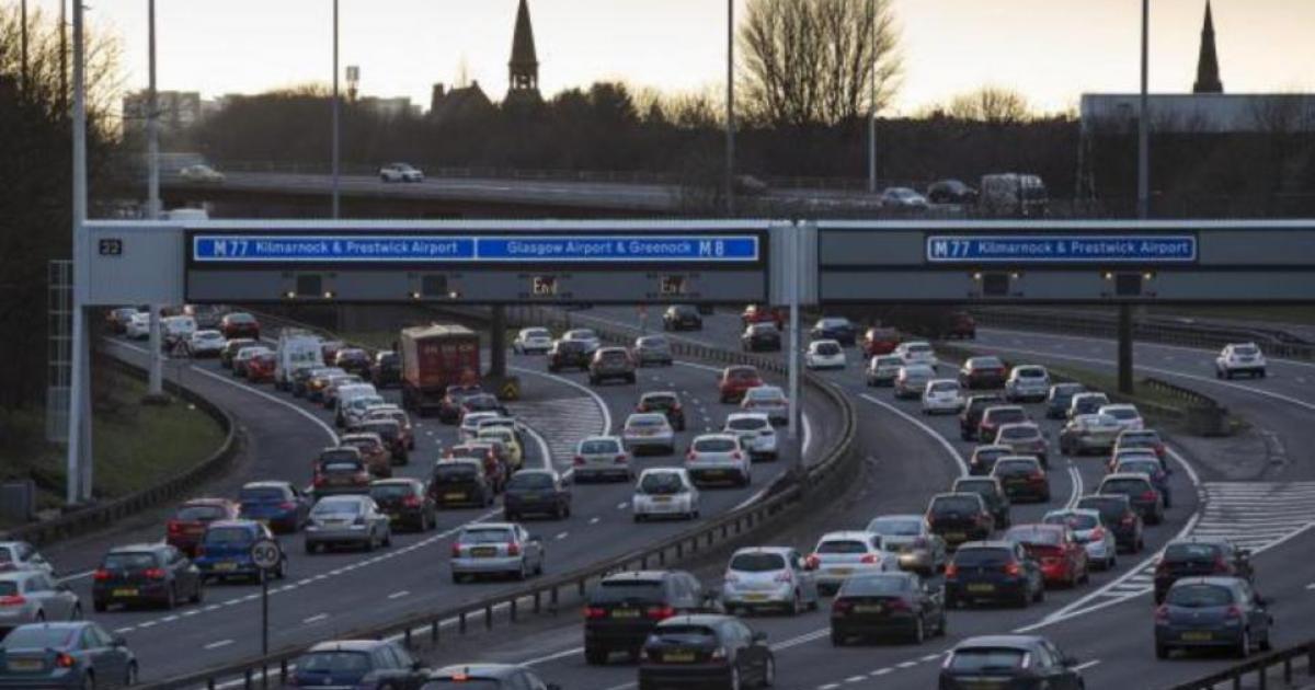 Man had drugs in his system while driving on Glasgow's M8