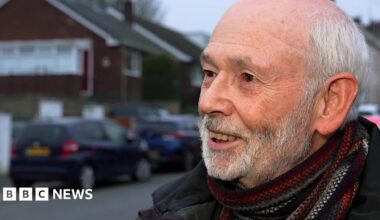 Graham Ensor with a piece of meteorite