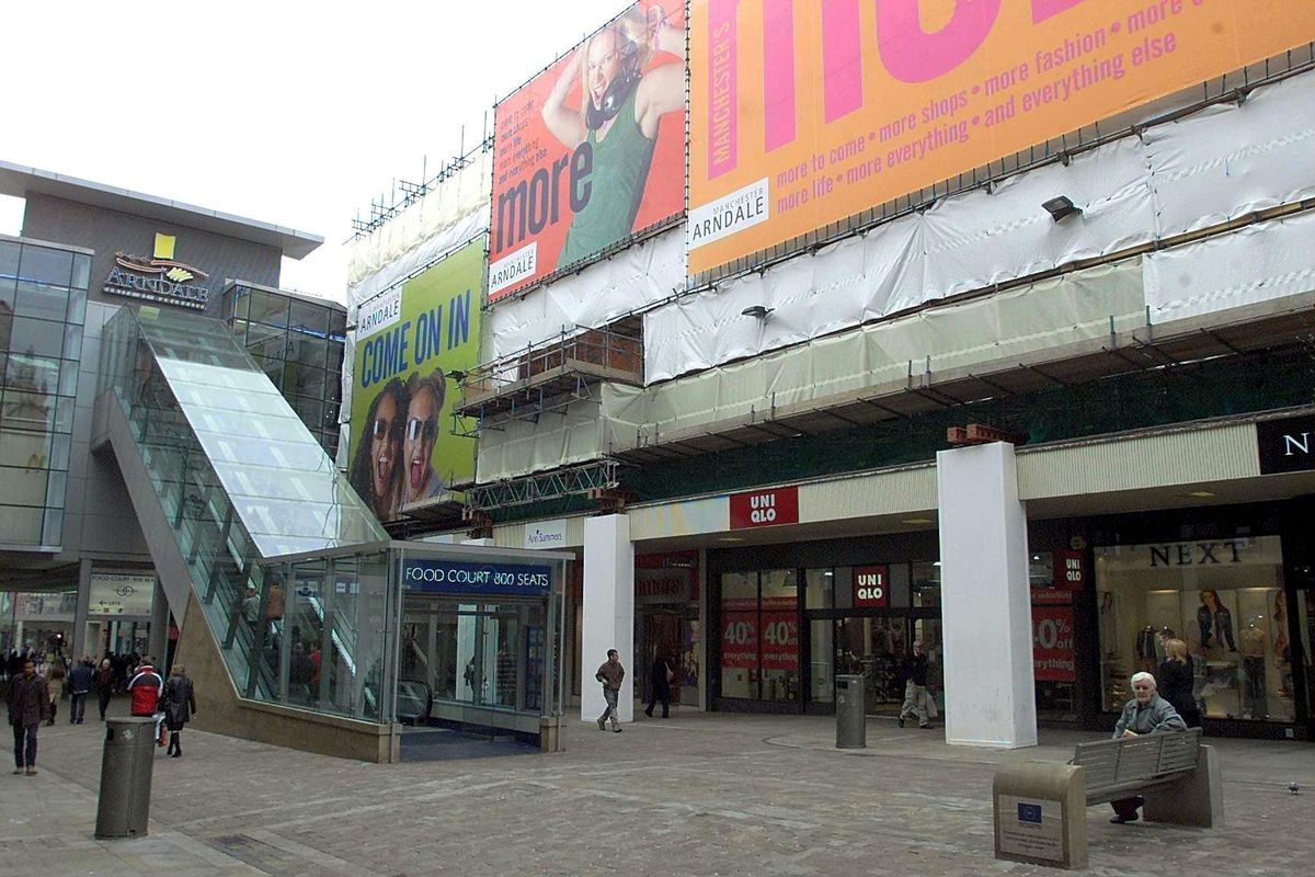Development of the Arndale as seen from Market Street in 2003