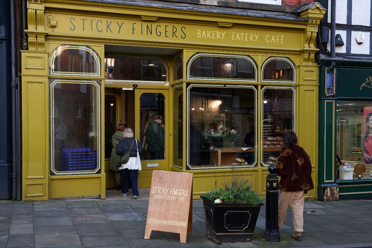 Sticky Fingers bakery recently opened on the Underbanks in Stockport