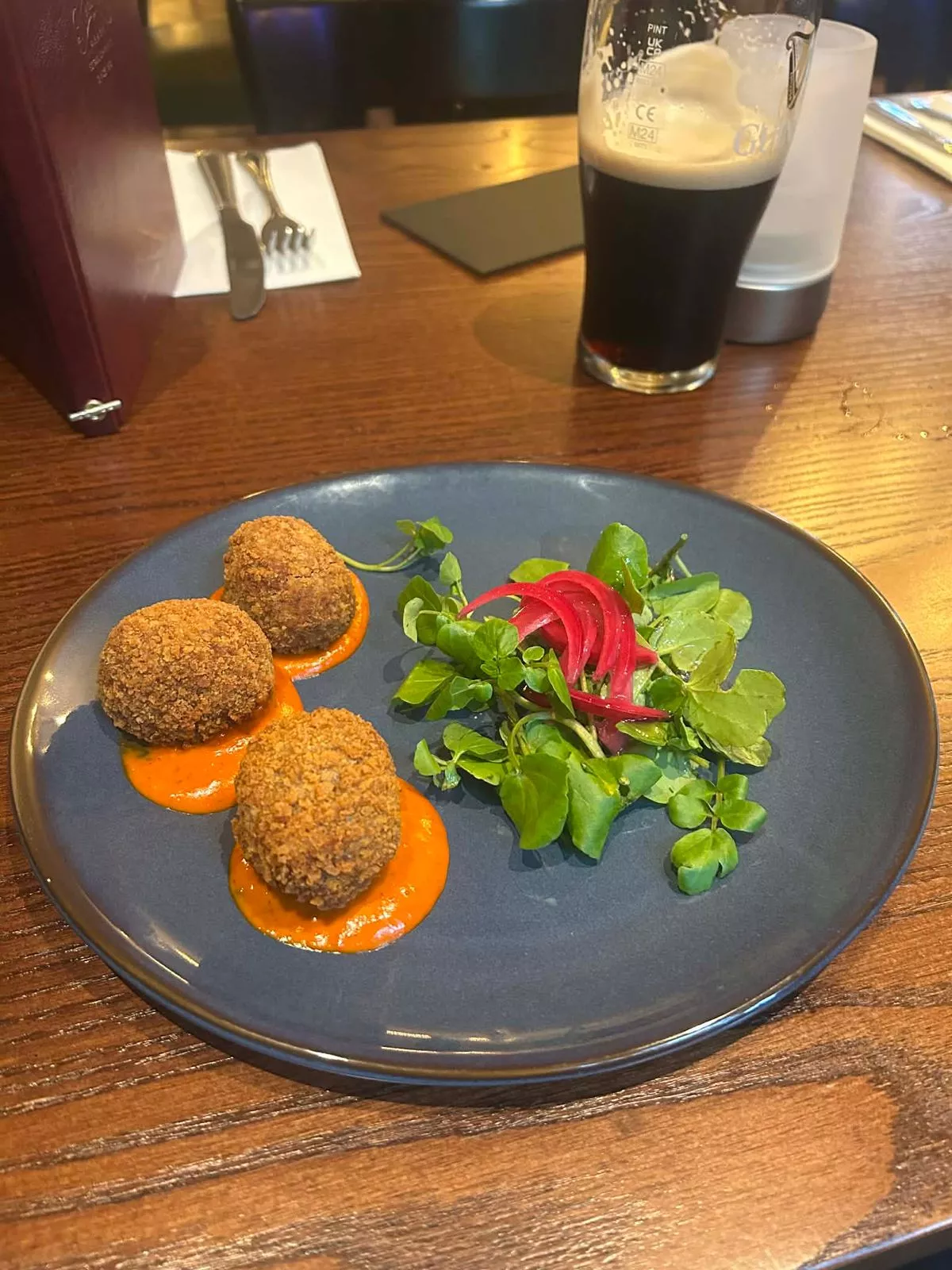 Beef croquettes were a hit