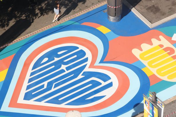 The current state of the work is a far cry from when it was unveiled at the end of September