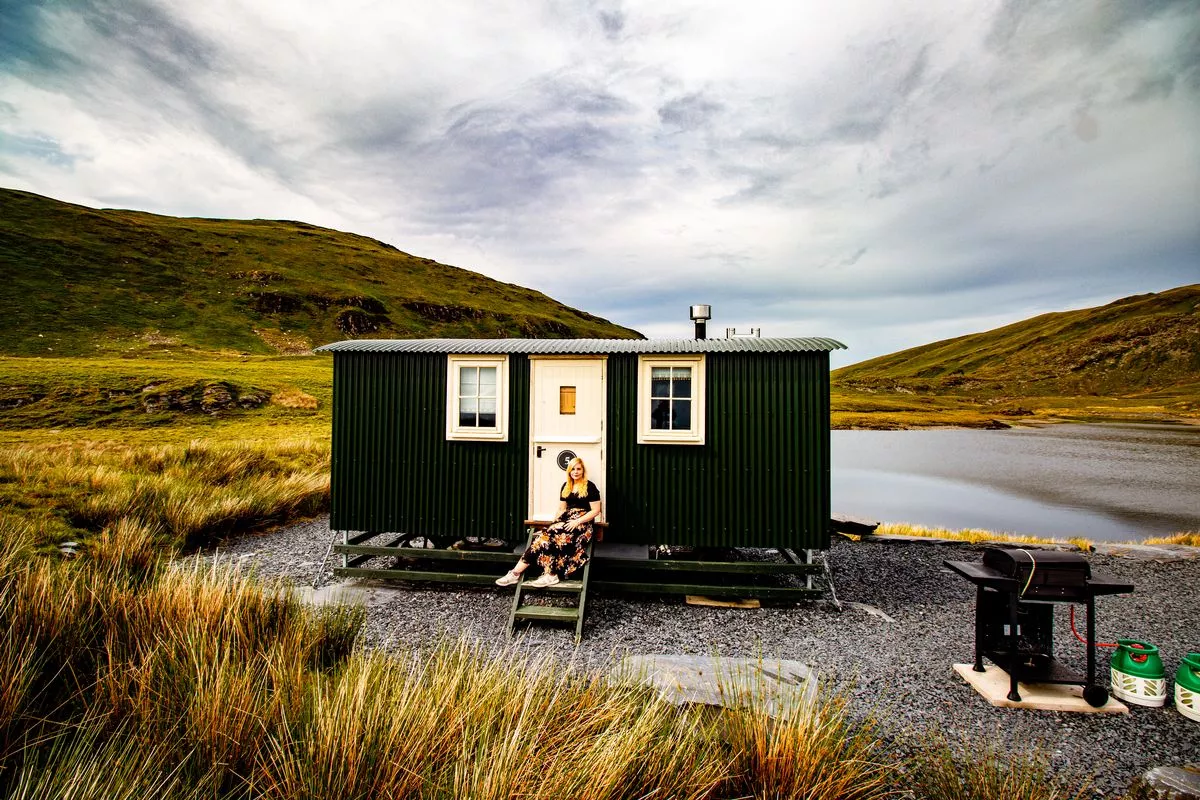 These Shepherd's Huts are part of a collection of accommodation options at the Llechwedd mine, which includes Llechwedd Glamping and Plas Weunydd Hotel