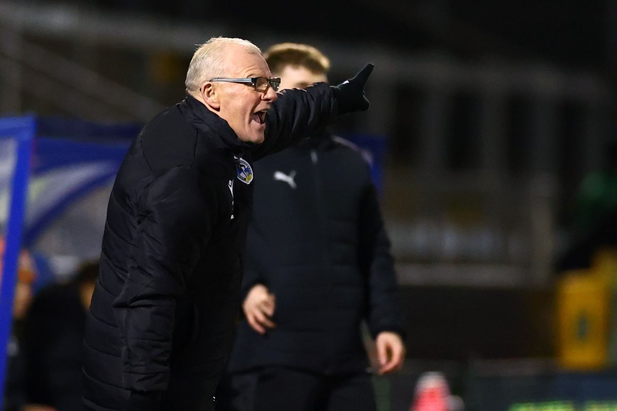 Bristol Rovers Manager Steve Evans.