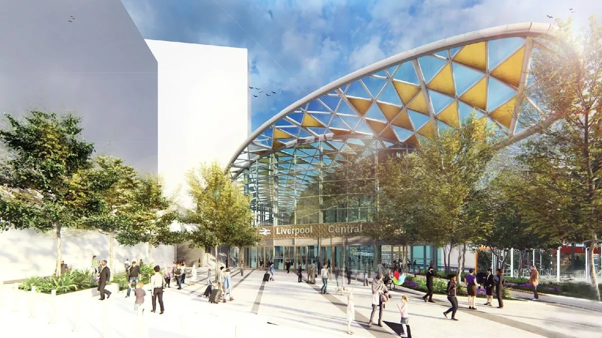 These images show what a rebuilt and revamped Liverpool Central Station could look like