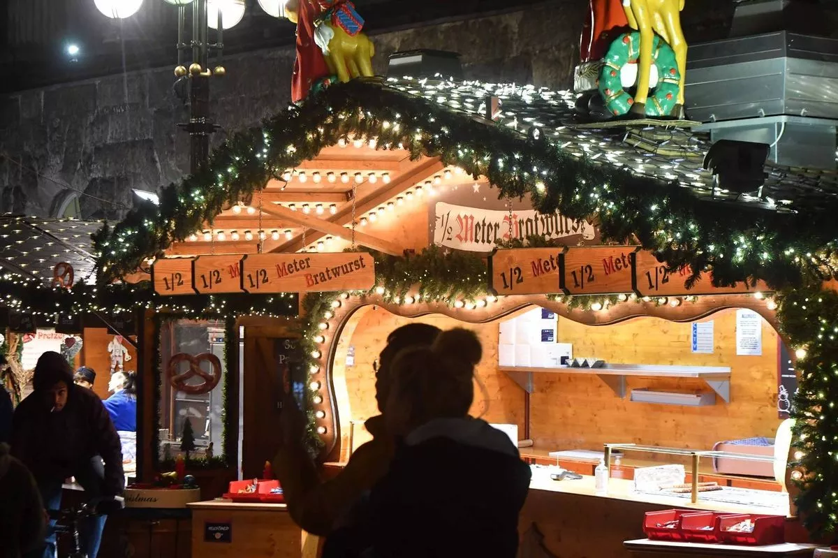 The Frankfurt German Christmas Market in Victoria Square, Birmingham city centre