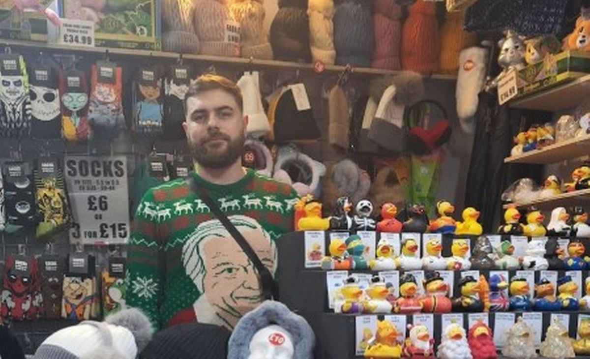 Evan, a 28-year-old stall holder at the Christmas Markets, said he understands the need for strike action but was unaware they were planned.