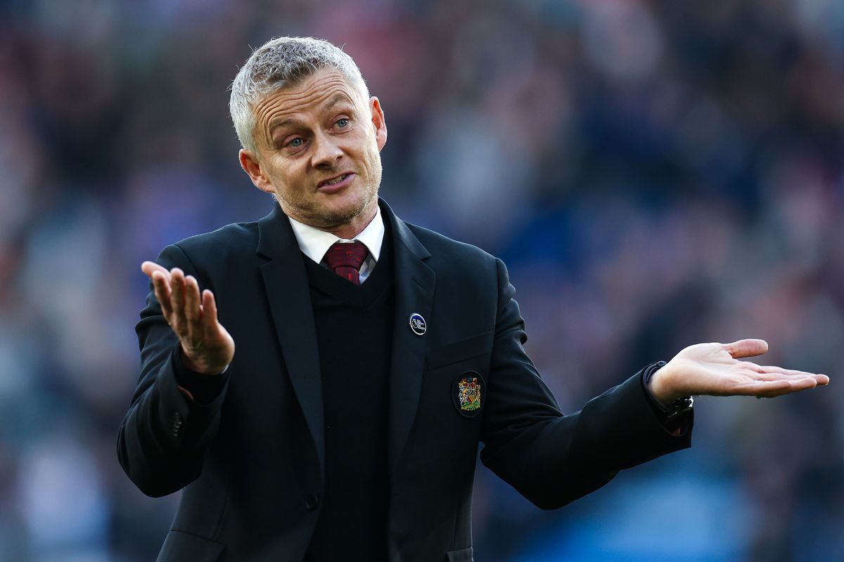 Ole Gunnar Solskjaer reacts