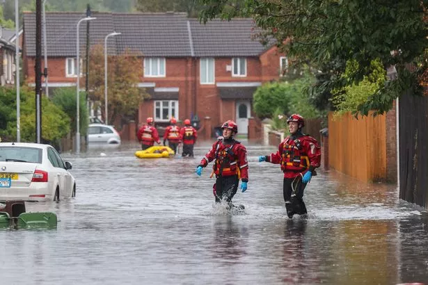 Emergency services are on red alert for rescue operations, as seen here in Sefton, Merseyside