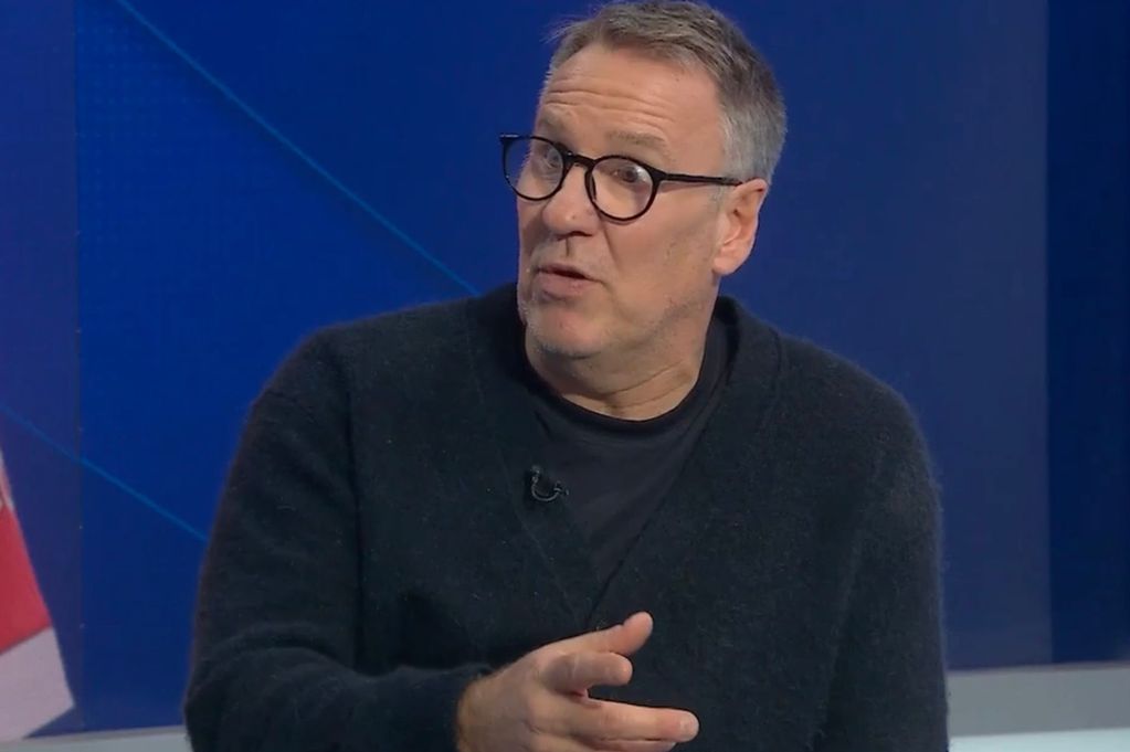 Paul Merson speaking on Sky Sports News