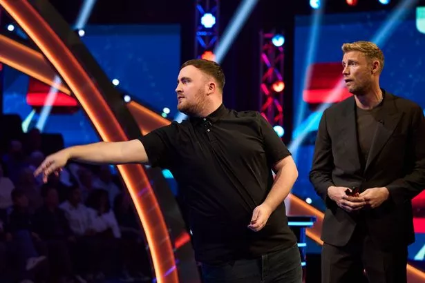 Luke Littler and Andrew Flintoff