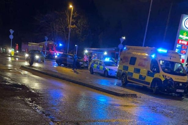 Emergency services at the scene