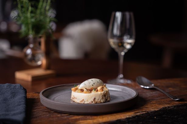 posh food on a posh plate