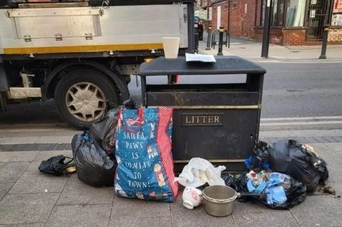 Fly-tipped waste in Hull