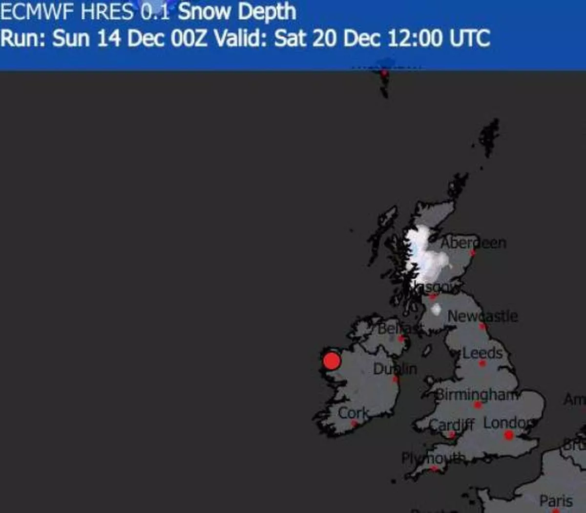 snow map