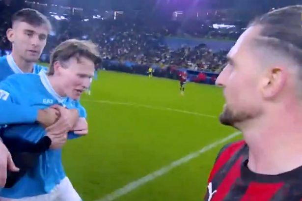 McTominay was held back by his Napoli teammate.