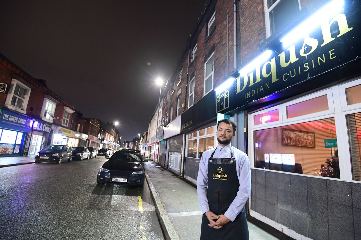 Shabz Miah from Dilqush Indian Restaurant & Takeaway, Birkenhead