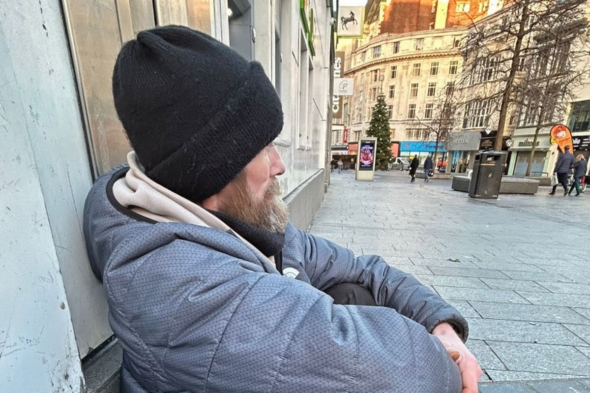 Colin has been homeless on the streets of Liverpool for more than 18 years 