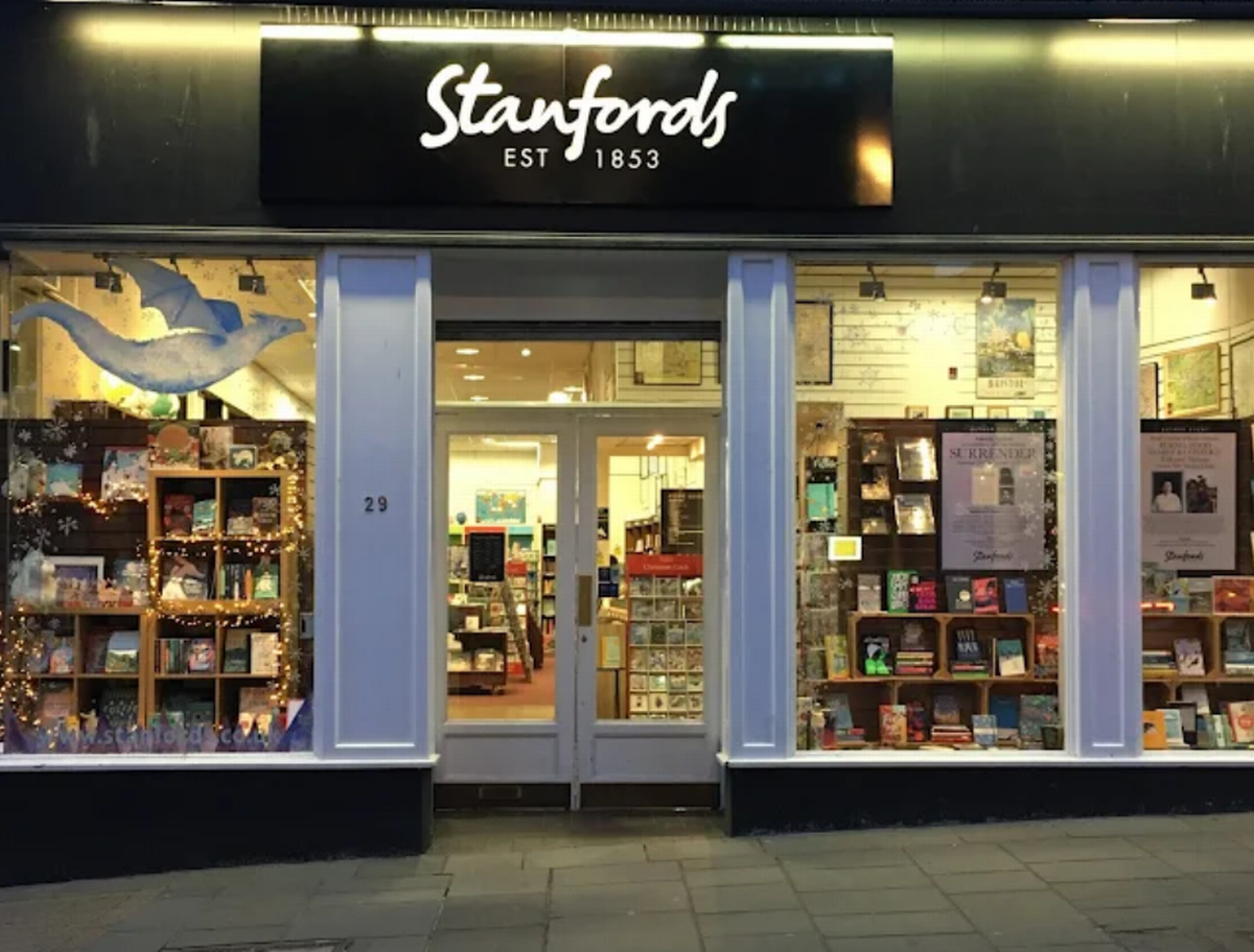 Stanfords book shop in Bristol
