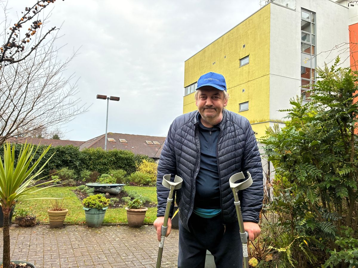 Matthew McDaid, 54, is spending his third Christmas at YMCA Wirral