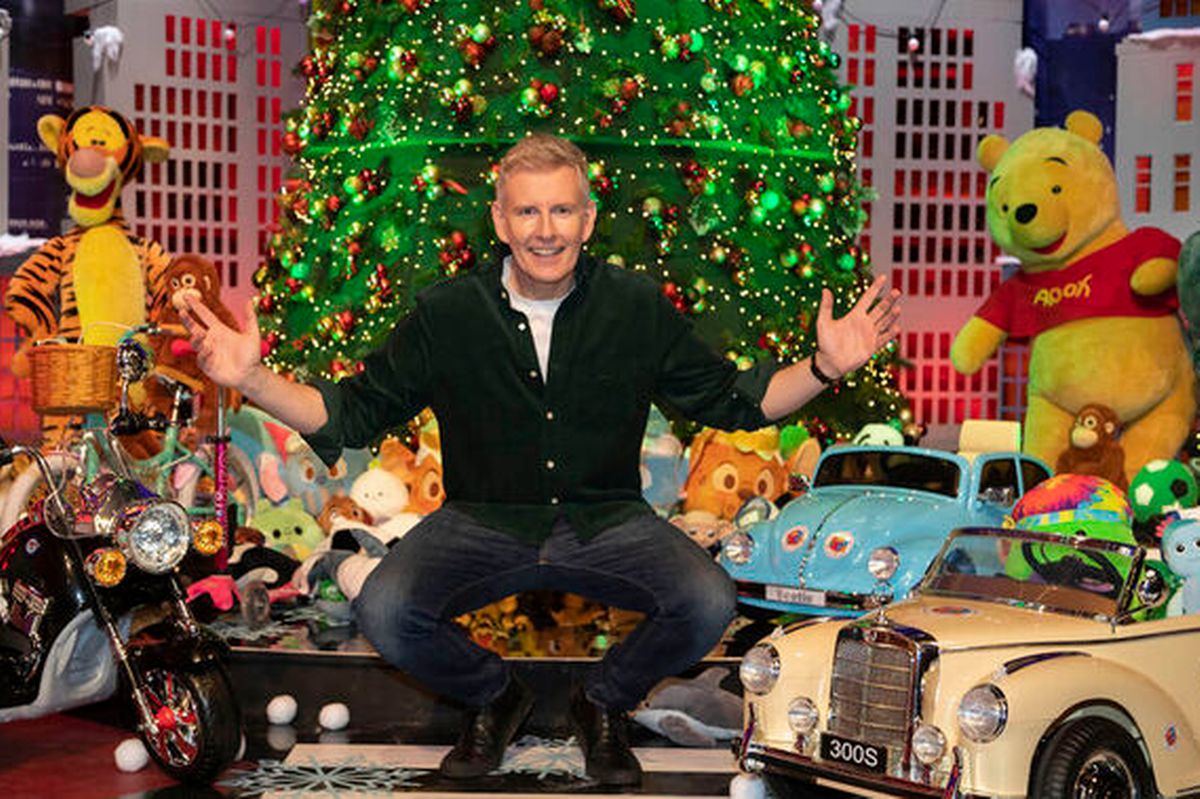 Patrick Kielty on set of The Late Late Toy Show 2023