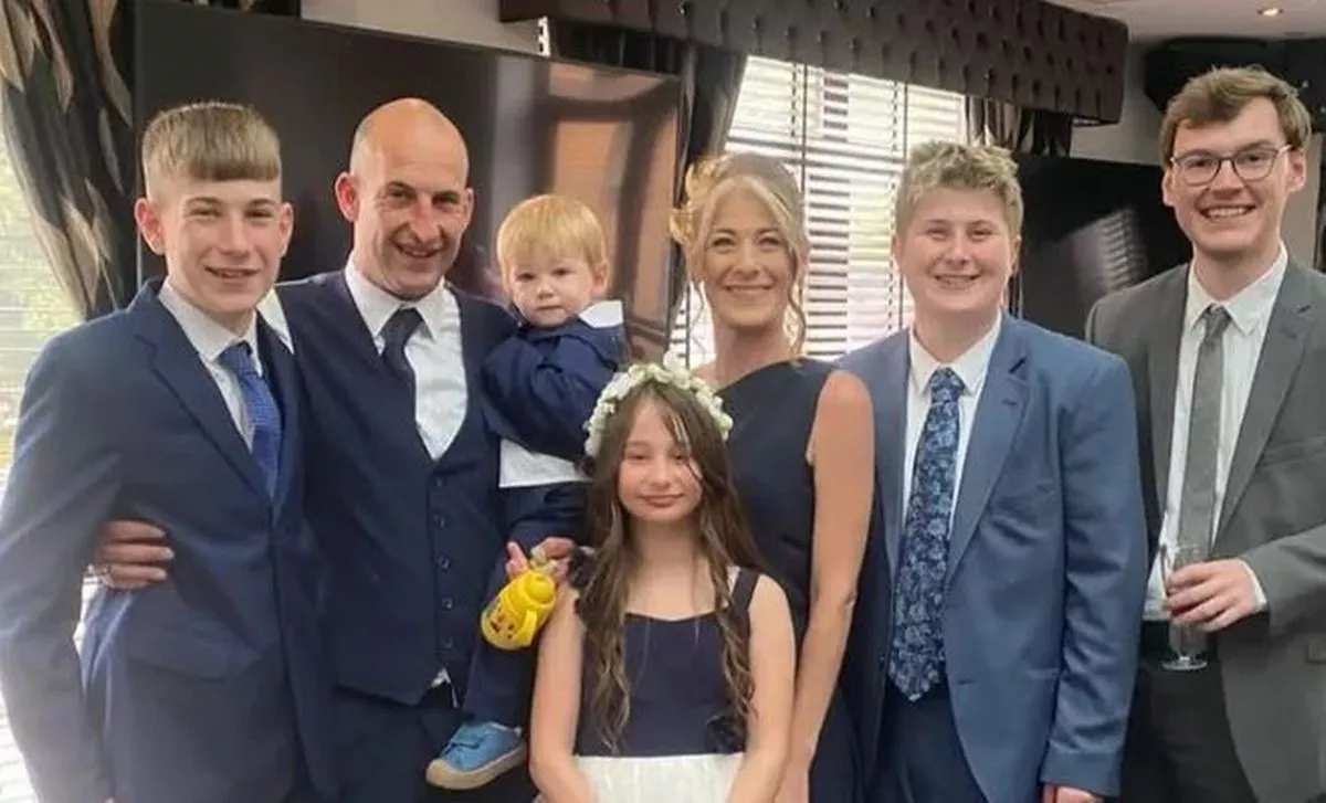 A group of people smiling