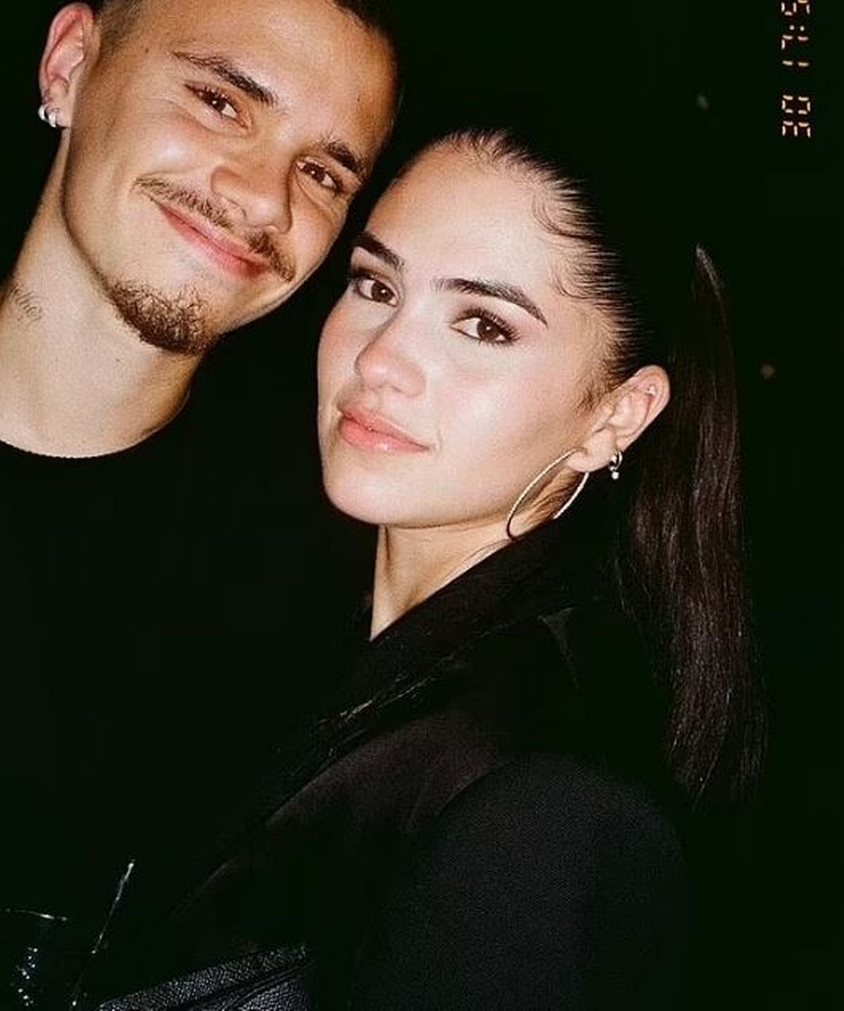 Romeo Beckham's girlfriend Kim Turnbull was dragged into the fray