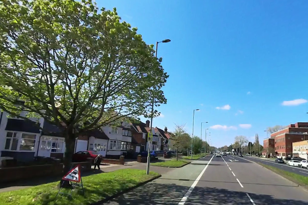 A general view of Walsall Road, Perry Barr