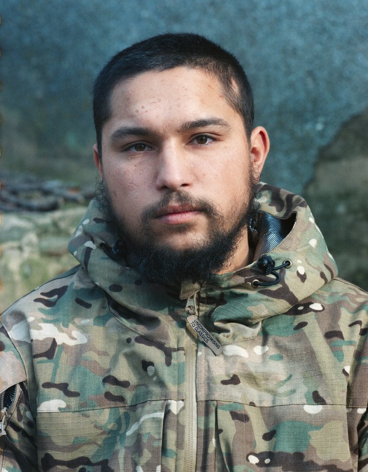 Mykhailo, 24. “If you sit on your couch and wait for the war to end, nothing will change,” 39th Coastal Marine Brigade. November 2025. Photo by Joshua Olley/UNITED24 Media.