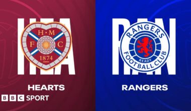 Hearts vs Rangers: Scottish Premiership radio, live text coverage & match report
