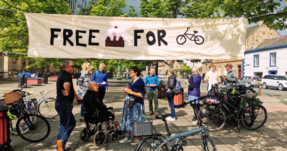 Free cake for cyclists at Haddington Goes Dutch on Saturday