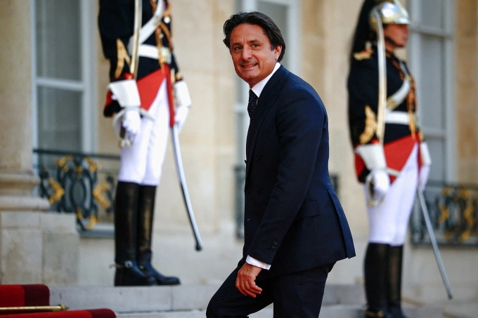 French luxury group Hermes Executive Chairman Axel Dumas arrives to attend a state dinner in honor of U.S. President Joe Biden and first lady Jill Biden at the Elysee Palace in Paris, France, June 8, 2024. Photo by Reuters