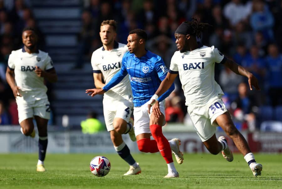 Pompey - Portsmouth's Josh Murphy in action