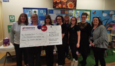 Withnell Health Centre thanked for 'amazing' £3,090 donation