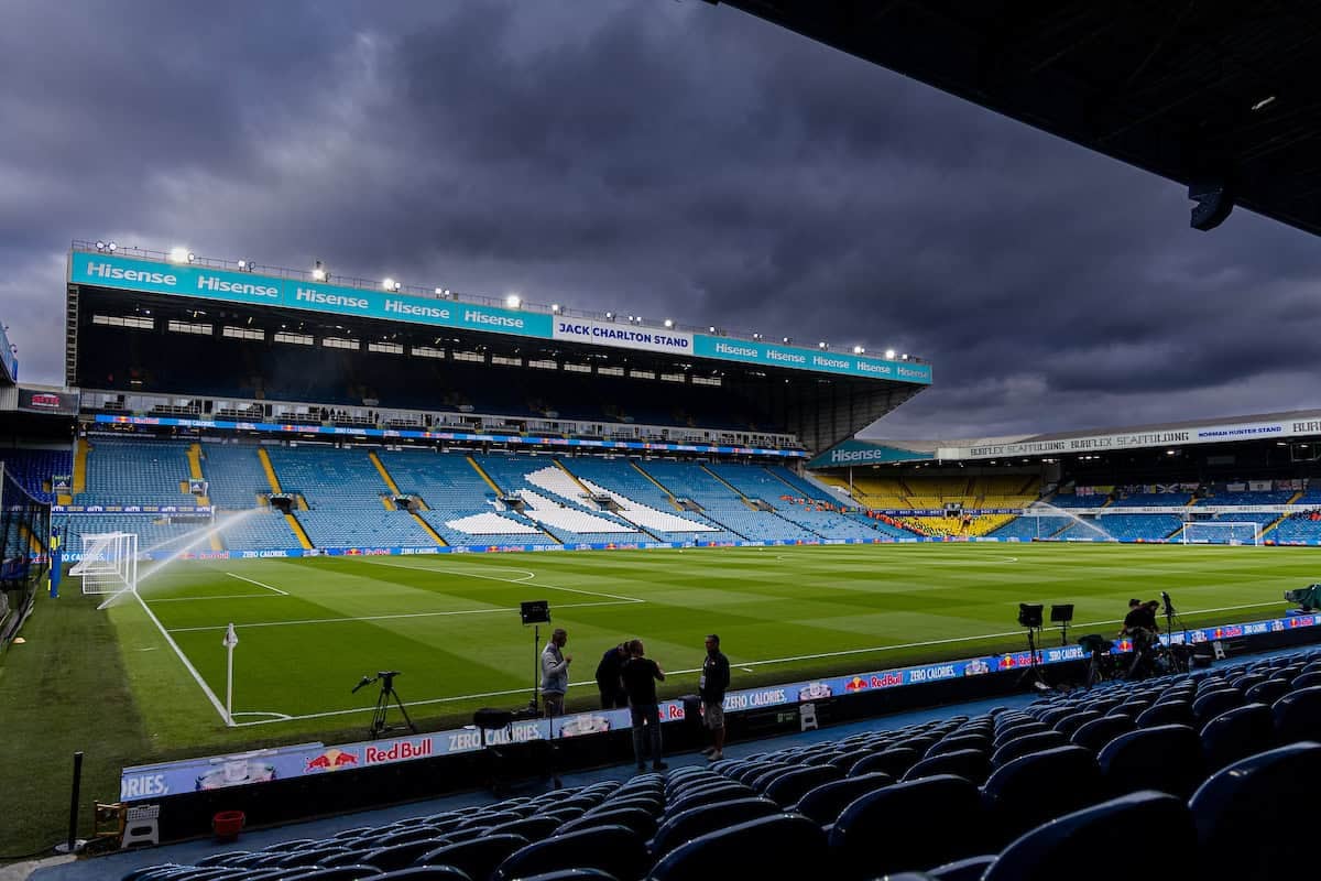 LEEDS, ENGLAND - Monday, August 18, 2025: A general view before the FA Premier League match between Leeds United FC and Everton FC at Elland Road. Leeds won 1-0. (Photo by David Rawcliffe/Propaganda)