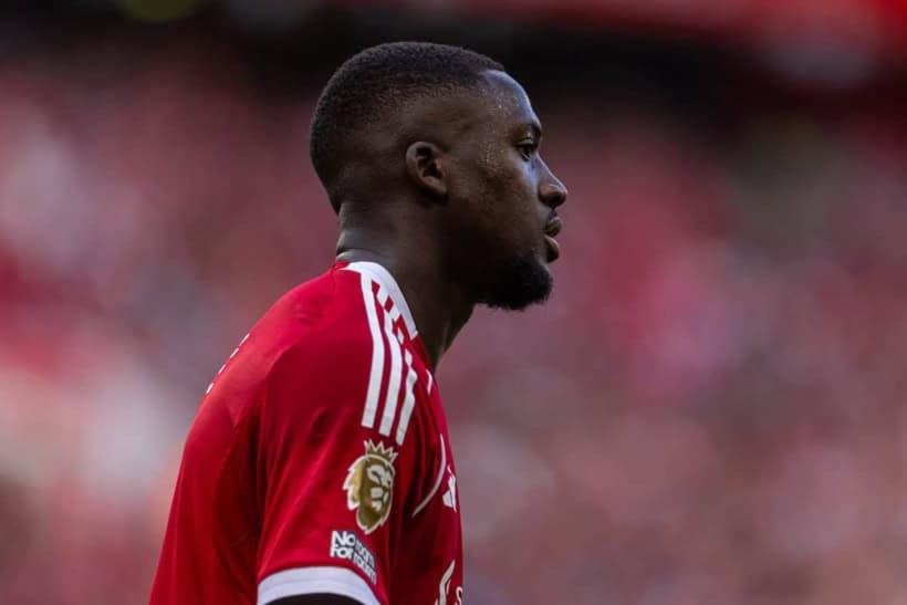 LIVERPOOL, ENGLAND - Sunday, August 31, 2025: Liverpool's Ibrahima Konaté during the FA Premier League match between Liverpool FC and Arsenal FC at Anfield. (Photo by David Rawcliffe/Propaganda)