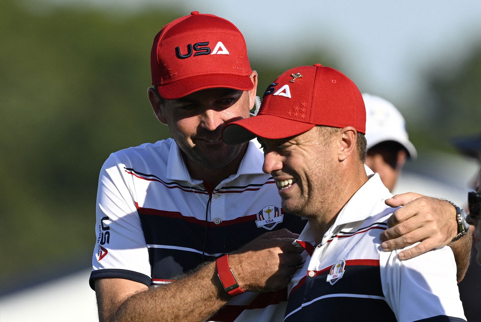 Justin Thomas and Keegan Bradley at Bethpage Black